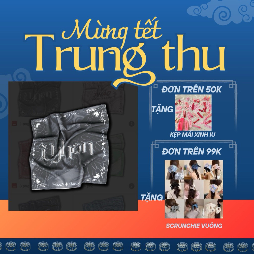 Khăn bandana LYHAN ( tặng card PVC)
