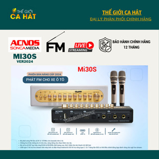 Mi30S V2024 Micro không dây tích hợp vang số chỉnh cơ ACNOS Soncamedia
