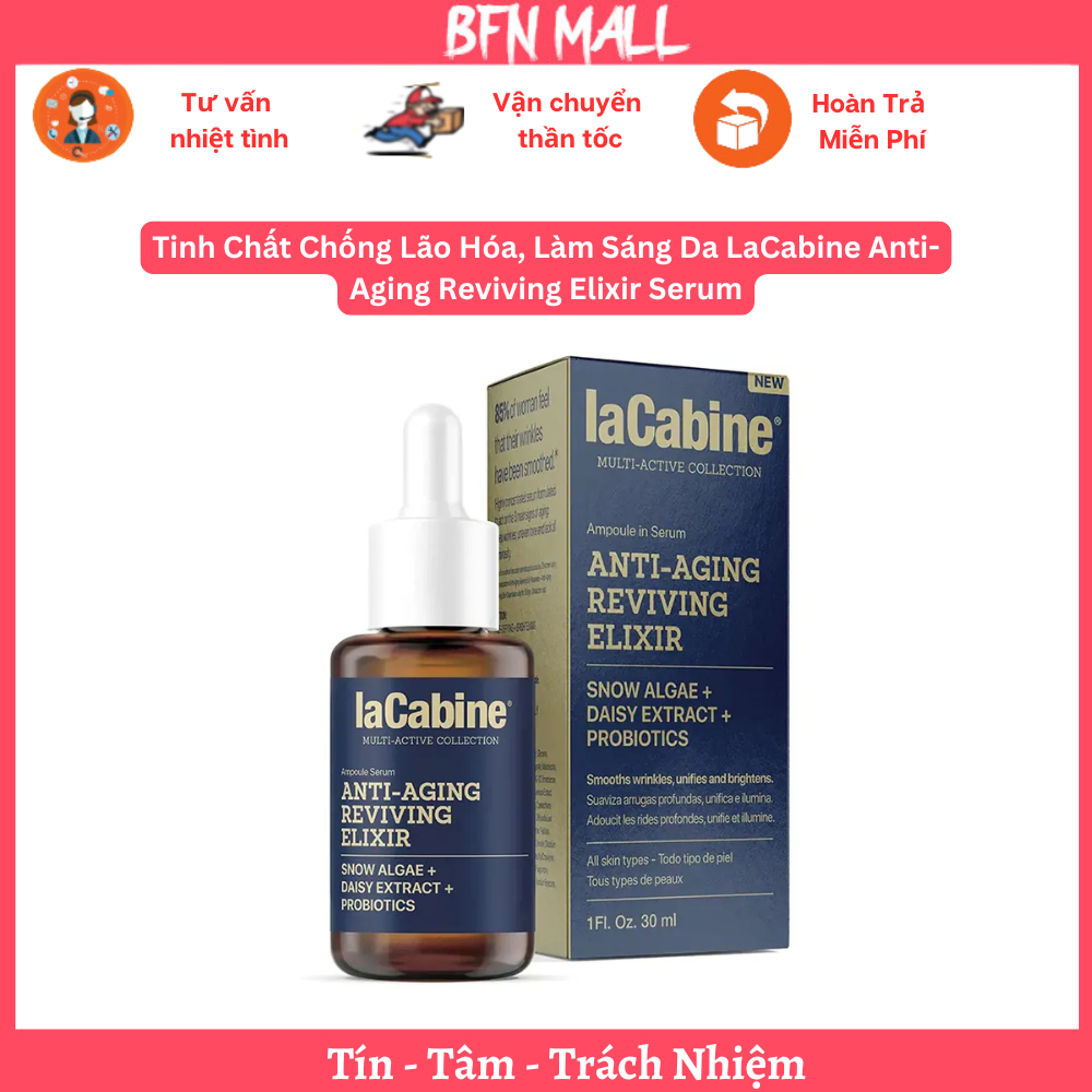 Tinh Chất Chống Lão Hóa, Làm Sáng Da LaCabine Anti-Aging Reviving Elixir Serum
