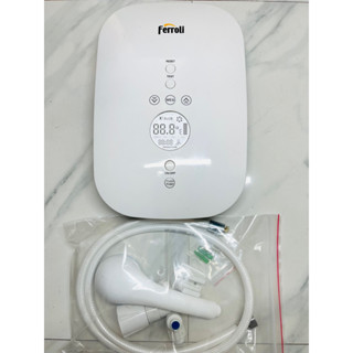 MÁY  NƯỚC NÓNG TRỰC  TIẾP  FEROLI CÓ  BƠM CỦ(có  bảo hành)trọn  bộ:máy +van+bộ vòi  sen