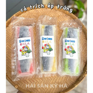 Giá sỉ 1 thanh Cá Trích Ép Trứng và gia vị ăn kèm