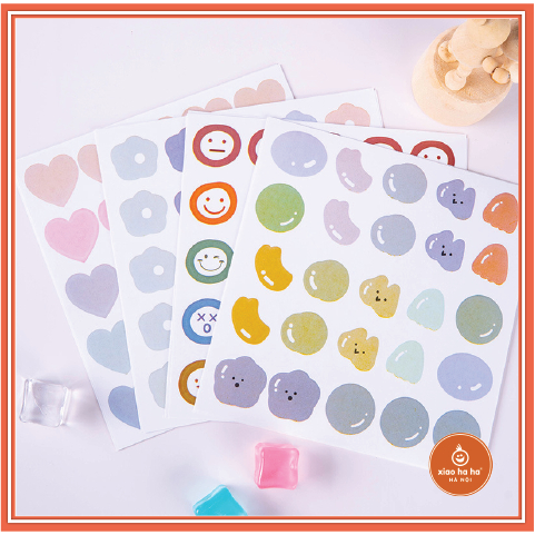Set 3 Sticker Cute Dễ Thương Trang Trí Sổ Tay Planner DIY – Hình Dán Notebook Bullet Journal Giá Rẻ