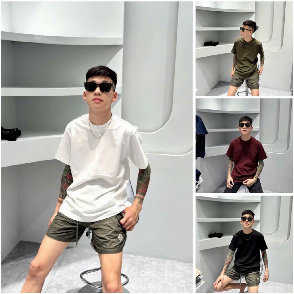 Áo Thun Nam Trơn 8 Màu Phù Hợp Cho Cả Nam Và Nữ Chất Liệu Cotton Co Dãn 2 Chiều, Thấm Hút Mồ Hôi