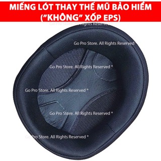  Miếng Lót Mũ Bảo Hiểm 1 2 Xe Máy Thay Thế DT113349 -  KHÔNG XỐP EPS - T5T 