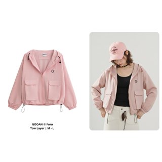  Áo Khoác Gió For u Nữ Gooan - Chất Liệu Cao Cấp Thiết Kế Có Mũ Phong Cách Thời Trang Hàn Quốc Trượt Nước Form Rộng 
