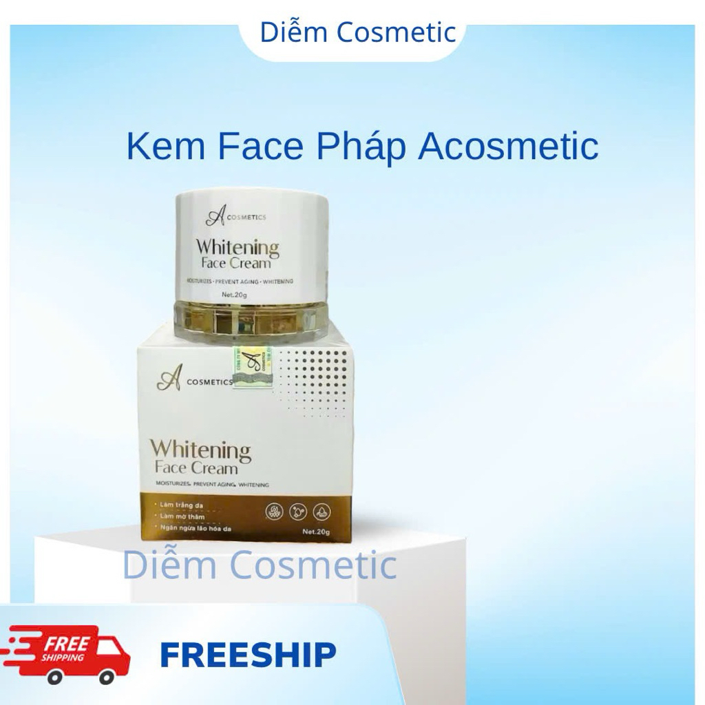 Kem Face Pháp Acosmetic Mẫu Mới - Dưỡng Trắng - Mờ Nám - Sạm Da