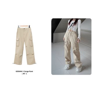  Quần Ống Rộng Cargo Pant Local Brand Gooan Quần kaki túi hộp mềm mại thoáng mát unisex oversize 