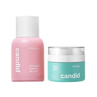  Bộ Đôi Candid Retinol Hỗ Trợ Cải Thiện Và Phục Hồi Làn Da 30ml & Kem Dưỡng B5 Cica 50ml-Doris Beauty 