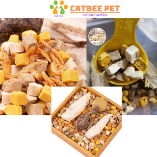 [ THỨC ĂN ĐÔNG KHÔ ] Hộp thịt sấy Lishi đông khô cao cấp cho Chó Mèo hộp 660gr (hàng loại 1)