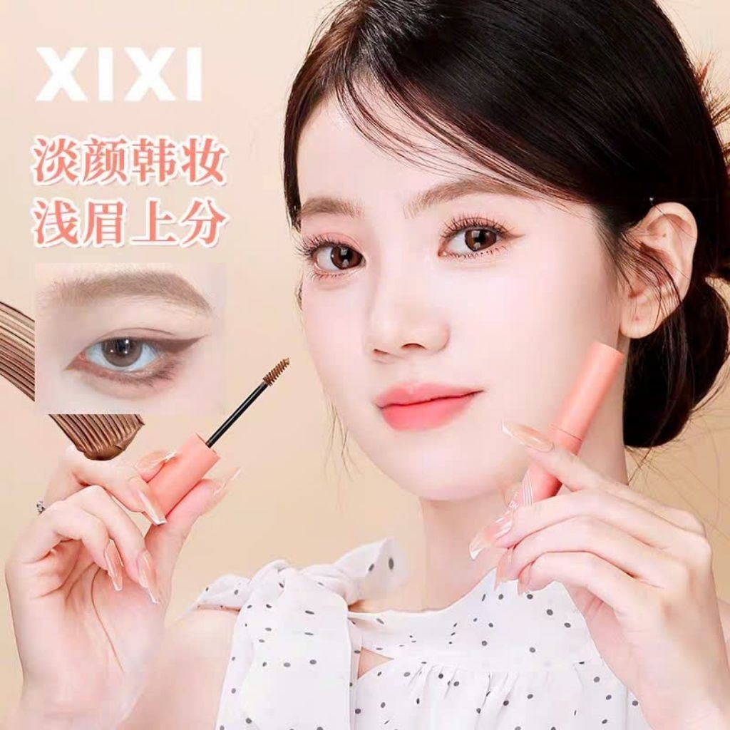 Maccara lông mày Xixi lên màu tự nhiên chống nước