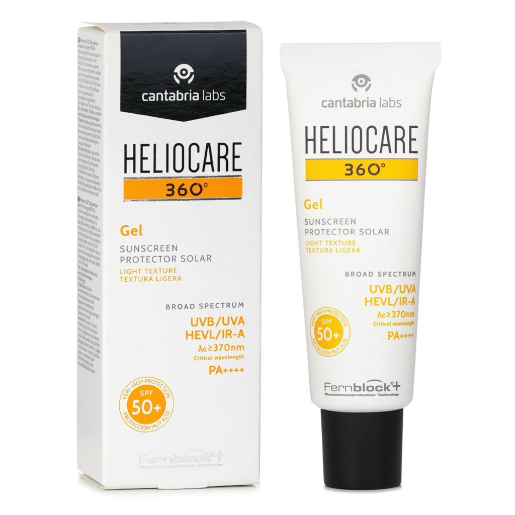 Kem Chống Nắng HelioCare 360° SPF50 - Gel & Fluid Pigment Solution | Cantabria Labs