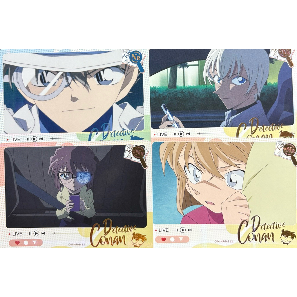Combo 4 Thẻ NR Conan ( Thẻ Off Kayou)