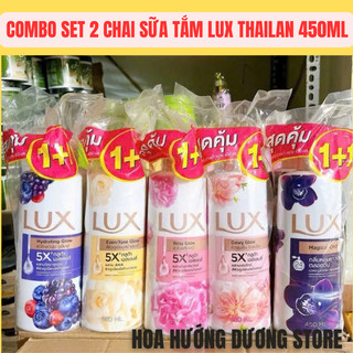 COMBO SET 2 CHAI SỮA TẮM LUX THAILAN 450ML