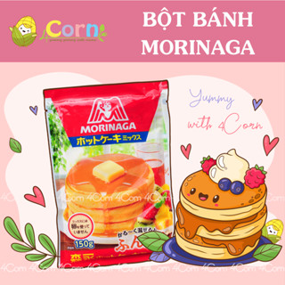  Bột làm bánh trộn sẵn Morinaga  làm đa dạng các loại bánh: Pancake Muffin Waffle,...  - Cho bé 12m+ 