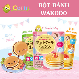 Bột làm bánh trộn sẵn Wakodo (làm đa dạng các loại bánh: Pancake, Muffin, Waffle,...) - Cho bé 9m+