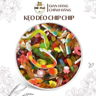  Kẹo Dẻo Chip Chip Vị Trái Cây Mix Nhiều Loại Hình Kẹo Dẻo Chíp Chíp - Ăn Vặt Denfood 