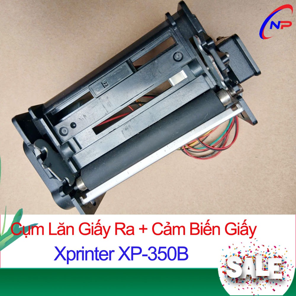 Cụm Lăn Giấy Ra + Cảm Biến Giấy Máy In Nhiệt Xprinter Xp 350B / 350BM