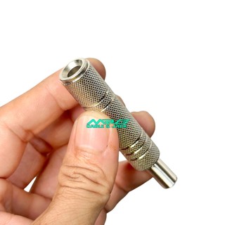 Jack 6 ly Cái (6.5mm) đuôi lò xo giá rẻ, dùng hàn dây tín hiệu âm thanh 6 ly nối dài (TRS 1/4 inch female). J-6