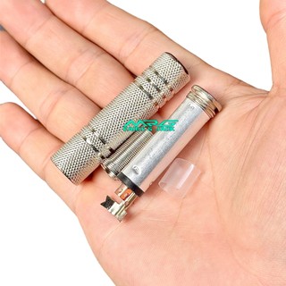 Jack 6 ly Cái (6.5mm) đuôi lò xo giá rẻ, dùng hàn dây tín hiệu âm thanh 6 ly nối dài (TRS 1/4 inch female). J-6