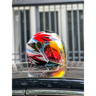 MŨ BẢO HIỂM 3/4 1 Kính XH01 TEM DRAGON BOY CỰC ĐẸP, TẶNG LOGO VÀ BH 12 THÁNG CHÍNH HÃNG