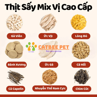 [ THỨC ĂN ĐÔNG KHÔ ] Hộp thịt sấy Lishi đông khô cao cấp cho Chó Mèo hộp 660gr (hàng loại 1)