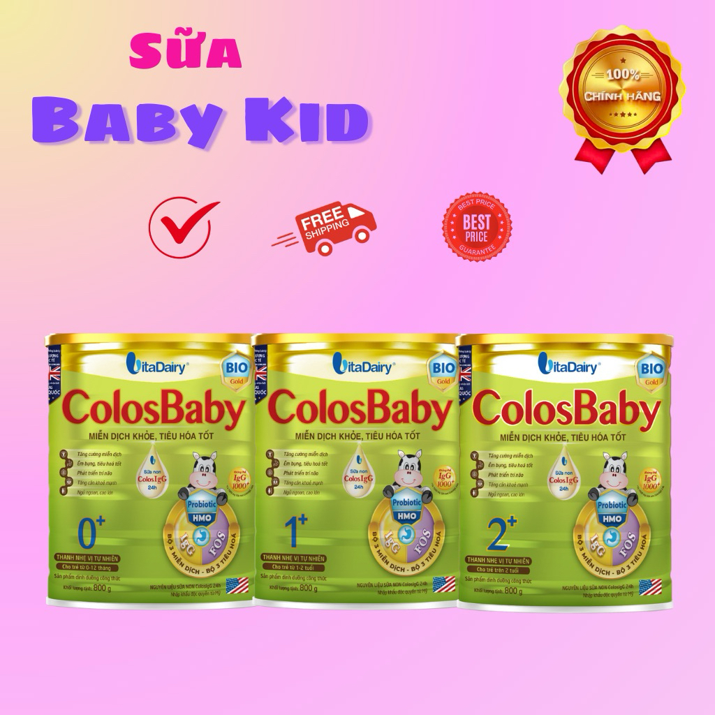 ColosBaby Gold  Bio 0+,1+, 2+ 800gr (DATE MỚI NHẤT-B)