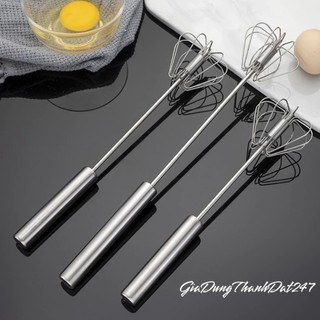 DTN607 Cây Đánh Trứng Inox Trục Xoay Tự Động - DC24H