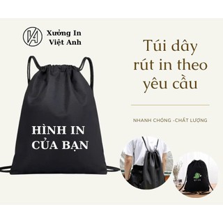 Túi dây rút Việt Anh đựng đồ thể thao, giày dép, quần áo, chống thấm nước tiện lợi đi du lịch