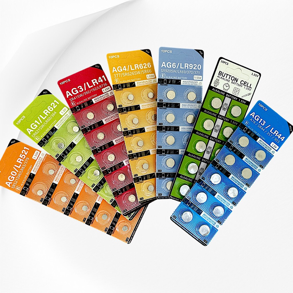 Vỉ 10 Viên Pin Cúc Áo Tốt Giá Rẻ Cho Đồng Hồ,Máy Tính....