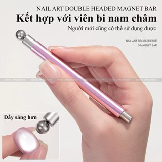  Nam châm bi kết hợp thanh trụ hút mắt mèo làm móng   Nam châm bi   