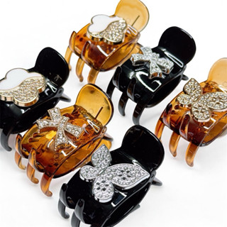 Kẹp Tóc Càng Cua 5 Răng Đính Đá Nhân Tạo Sang Trọng