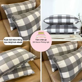  Ruột Gối Nằm Bông Gòn Cao Cấp MUJI Kích Thước 40x60cm  Ruột Gối Caro Xuất Khẩu Nhật  Giá Bán Lẻ 1 Chiếc 