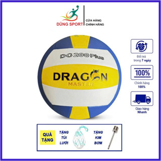 Bóng Chuyền Da Dragon Master DG200 Plus Chính Hãng | Da TPE Êm Tay Dùng Cho Tập Luyện Và Thi Đấu