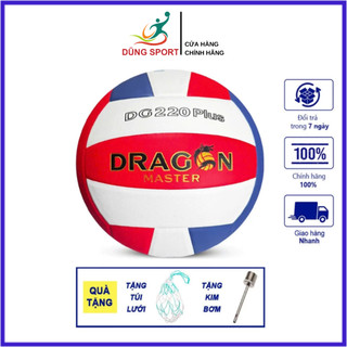 Bóng Chuyền Dragon Master DG220 Plus Chính Hãng Size 5 - Da TPE Êm Tay Phù Hợp Tập Luyện & Thi Đấu