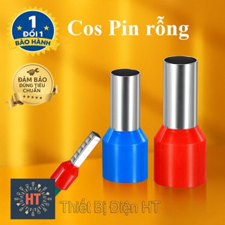 Đầu cos pin bấm dây điện cách điện nhiều màu – Cos ống rỗng đồng nguyên chất, chất lượng cao