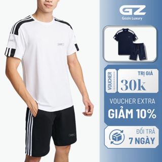 Bộ Quần Áo Thể Thao Nam GOZIN LUXURY Mùa Hè  Vải Cotton Cá Sấu Co Dãn Thoáng Mát Thoàng Mái