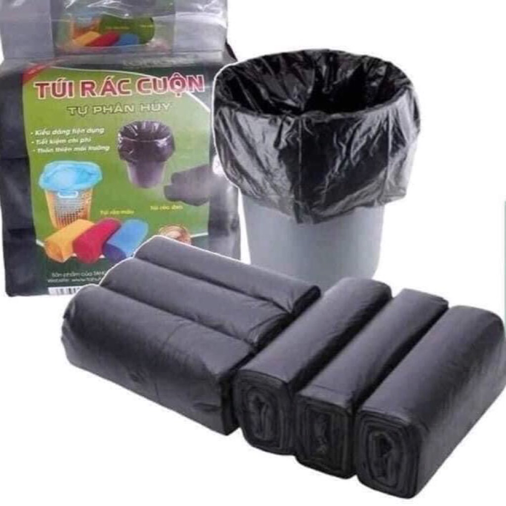 Combo túi 3 Cuộn Rác Tự Phân Hủy