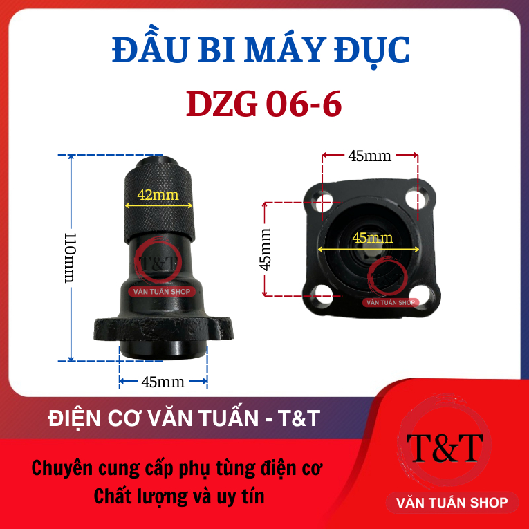 ĐẦU BI MÁY ĐỤC MÃ DZG 06-6