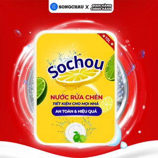  Bột pha nước rửa chén 10L SOCHOU - SONGCHAU hương Chanh 