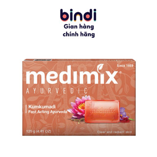  Xà Phòng Medimix Kumkumadi – Tinh Hoa Nghệ Tây Saffron Dưỡng sáng da mờ thâm 125g 