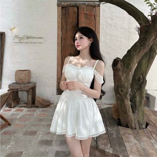 (DEAL MỞ BÁN) LUMIÉ DRESS - Đầm Cúp Sò Viền Tiểu Thư Thiết Kế Đơn Giản Tinh Tế Sang Trọng LUMIÉ (Tặng quần bảo hộ)