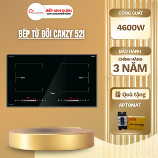 Bếp từ đôi CANZY CZ 52I I CANZY 666PRO I  Bếp từ liu riu I  Bảo hành chính hãng 3 năm