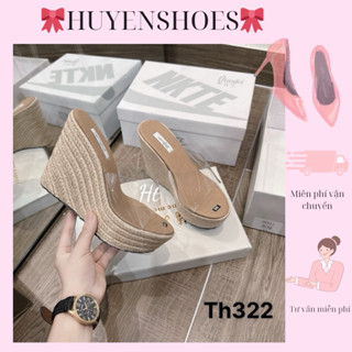 👠HUYENSHOES👠Xuồng lê cói quai mika cao 12p lên chân siu tôn dáng ạ cực dễ đi hàng FULLBOX