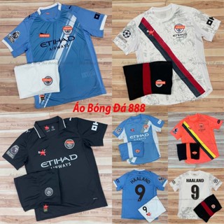 Bộ Quần Áo Bóng Đá CLB Man City 25/26  - Vải Polyester Gai Thái Cao Cấp
