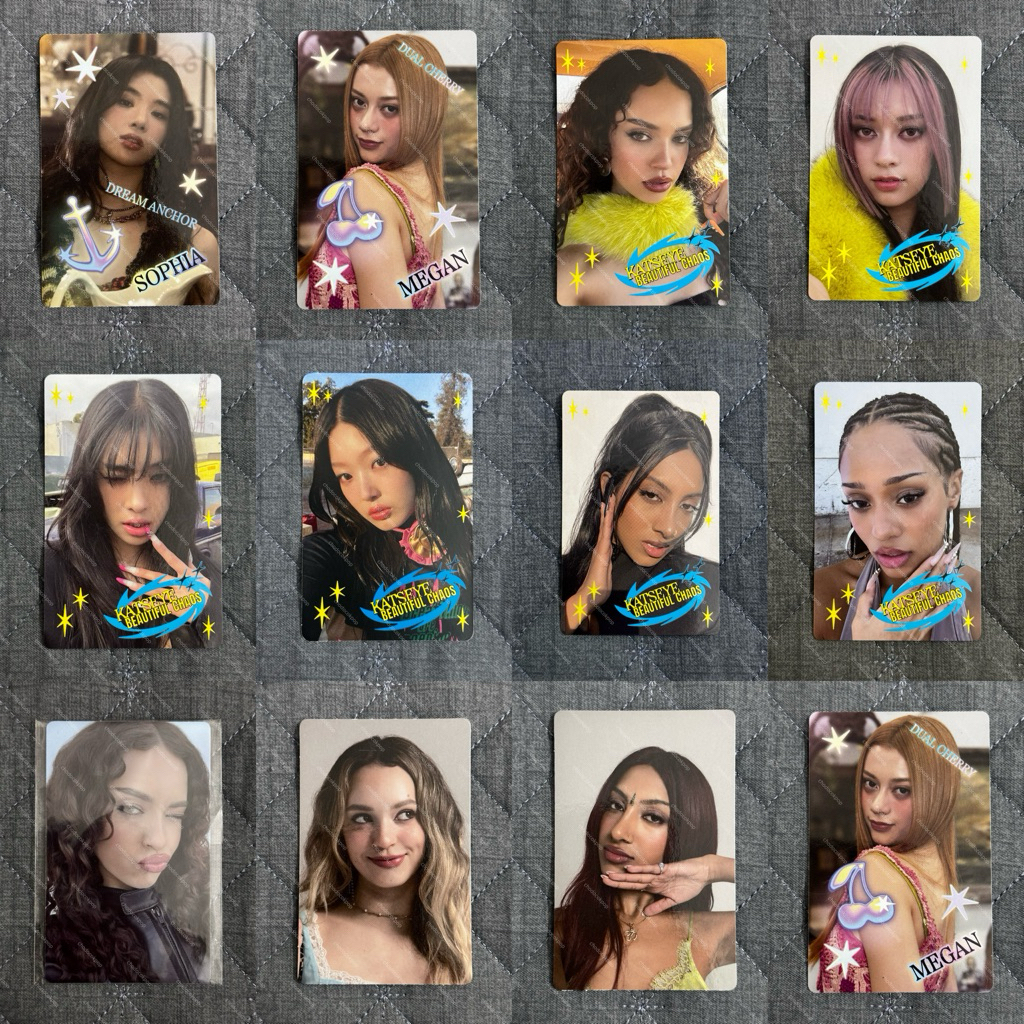 [Có sẵn] Ảnh KATSEYE Sis,Beautiful Chaos (Thẻ Ảnh/Card/Album)