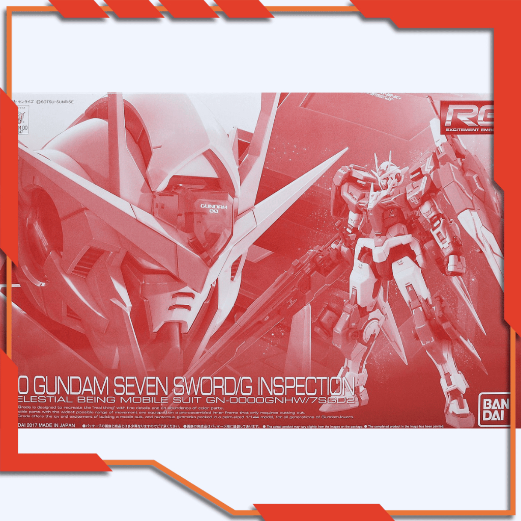 [HÀNG SẴN] Mô hình lắp ráp RG 00 Gundam Seven Sword/G Inspection tỉ lệ 1/144 - Chính hãng Bandai