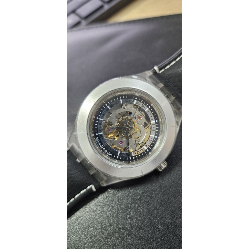 Đồng hồ nam Swatch automatic diaphane