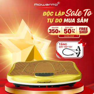 Máy rung lắc toàn thân Rowanto K6 Slimmer, máy rung lắc toàn thân Máy rung đốt mỡ, giảm bụng, giảm eo