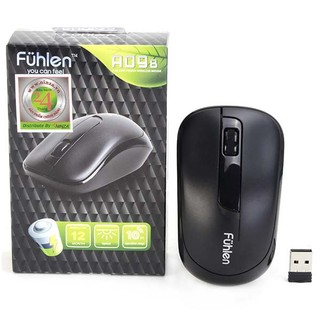 CHUỘT MÁY TÍNH KHÔNG DÂY FUHLEN A09B  (USB/ĐEN) - HÀNG CHÍNH HÃNG BẢO HÀNH 2 NĂM
