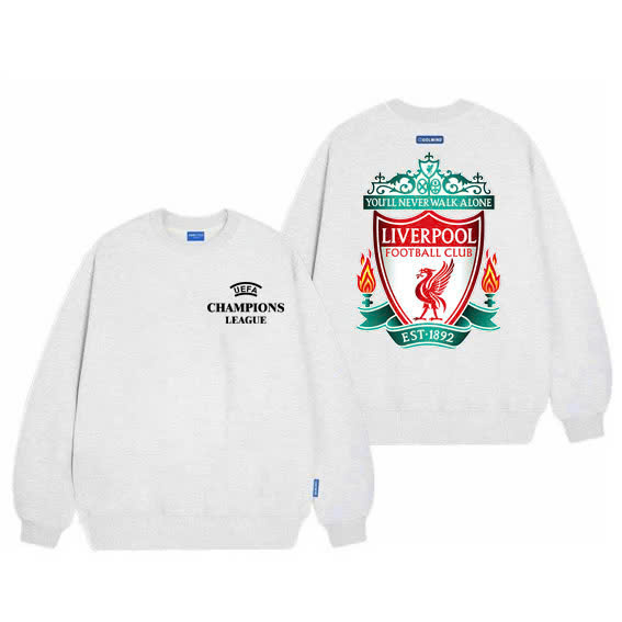 áo Liverpool , áo sweater Liverpool Champions League - áo nỉ nam Câu lạc bộ Bóng đá Liverpool